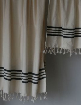 Hamamhandduk ekobomull, liten vit