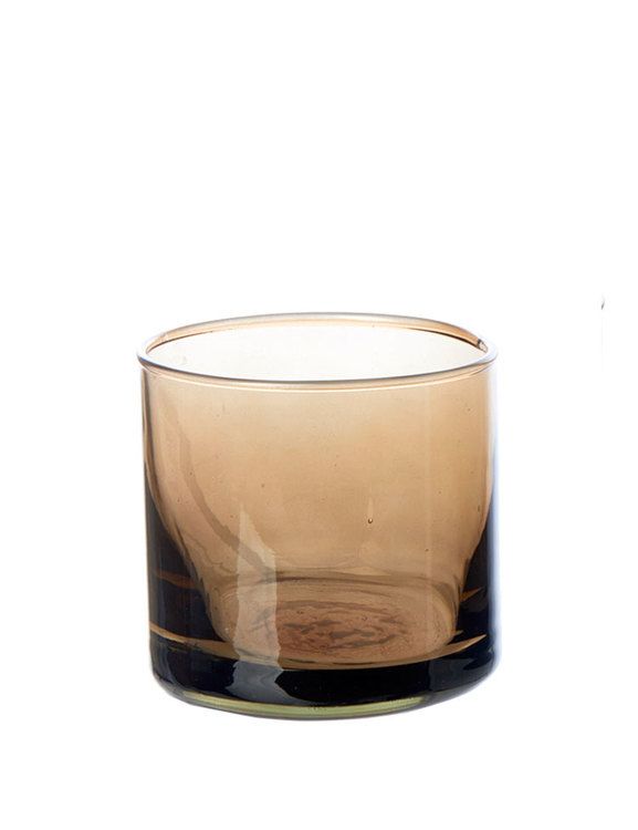 Värmeljushållare eller skål av återvunnet glas
