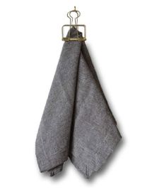 Servetter bruna i 2-pack av återvunnen textil