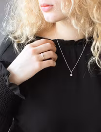 Halsband Frö återvunnet silver