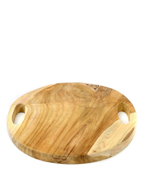 Skärbräda eller bricka teak, handgjord.