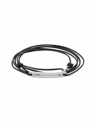 Armband Arrow läder och återvunnet bombskrot