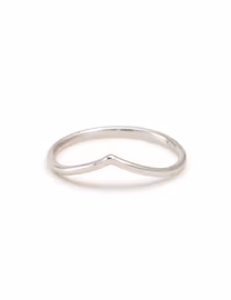 V-ring återvunnet silver