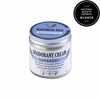 Naturlig Deo Lavendel 60 ml-Krämdeo utan tillsatser