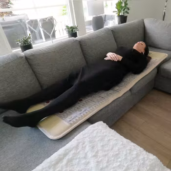 PEMF inframadrass med ametistkristaller
