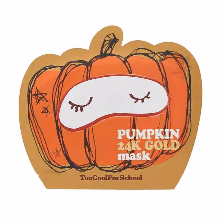 TCFS Pumpkin 24K Gold Mask, kort datum - 50% rabatt!