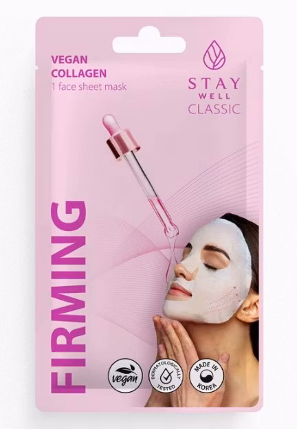 Stay Well Classic Mask Collagen, 10-pack