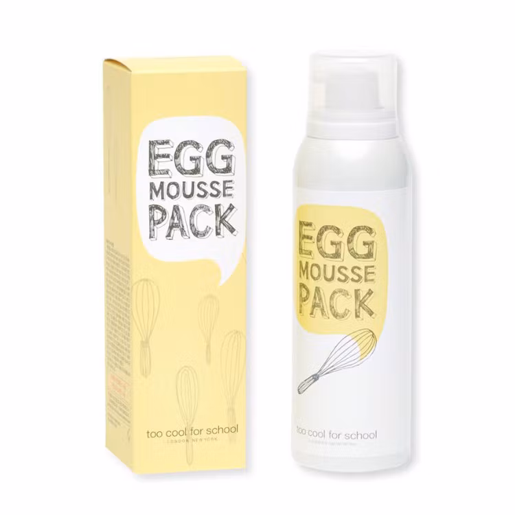 Ansiktsmask - Too Cool For School Egg Cream Mousse Pack