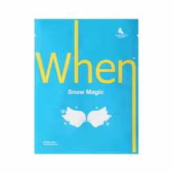 WHEN Snow Magic Sheet Mask, kort datum - 70% rabatt!