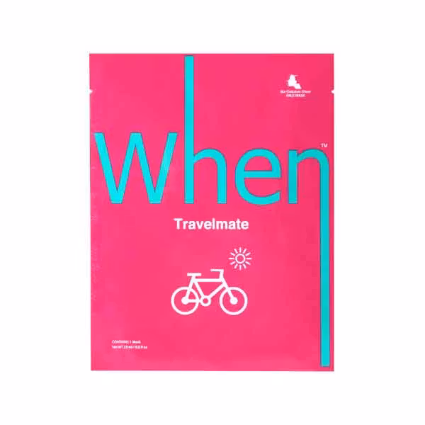 When Travel Mate Sheet Mask