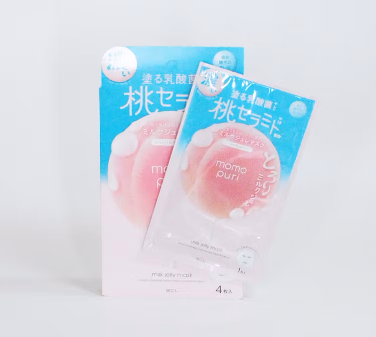 Momopuri Milk Jelly Sheet Mask 4-pack