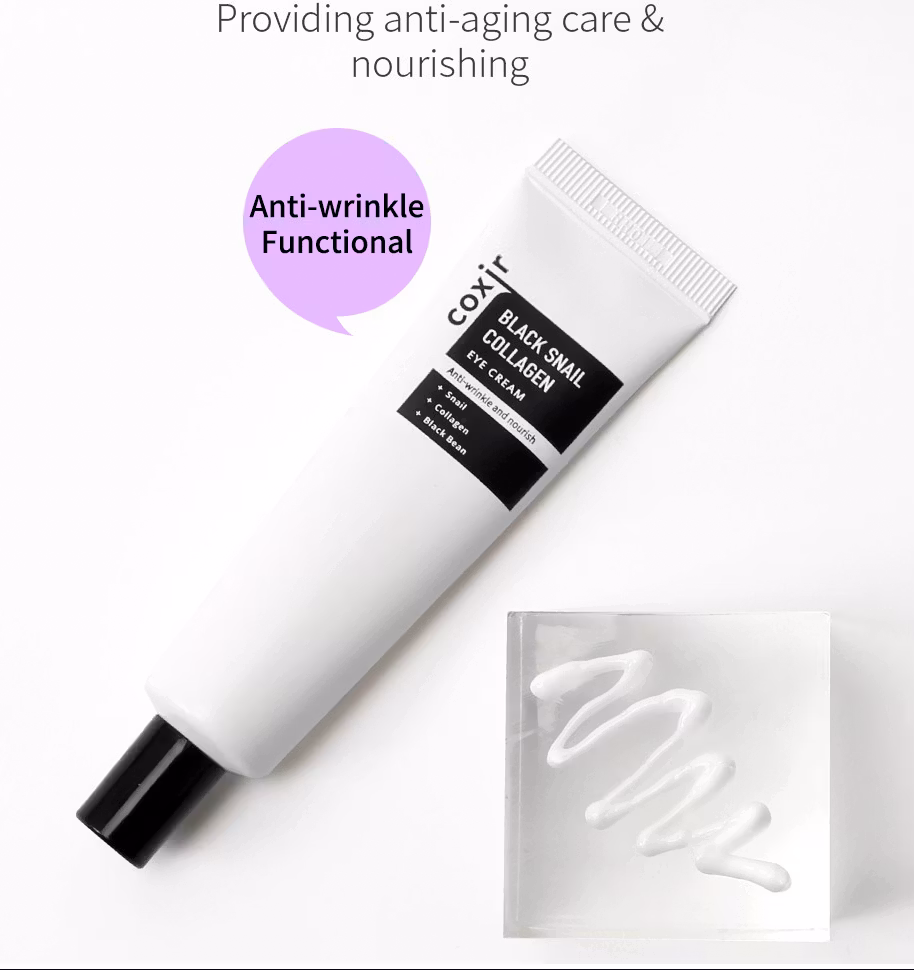 COXIR Black Snail Collagen Eye Cream, 30 ml