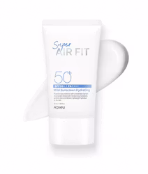 A´pieu Super Air Fit Mild Sunscreen Hydrating SPF50+/Pa++++, kort datum - 50% rabatt!