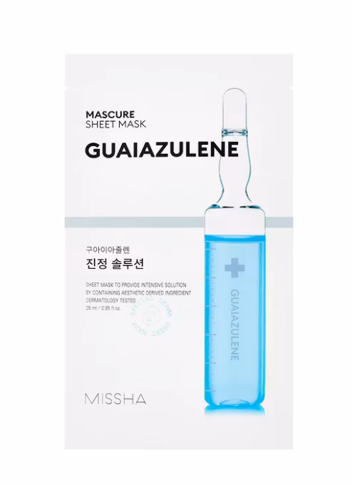 MISSHA Mascure Calming Solution Sheet Mask Guaiazulene