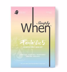Simply WHEN Fantastic Five Assorted Sheet Mask Set