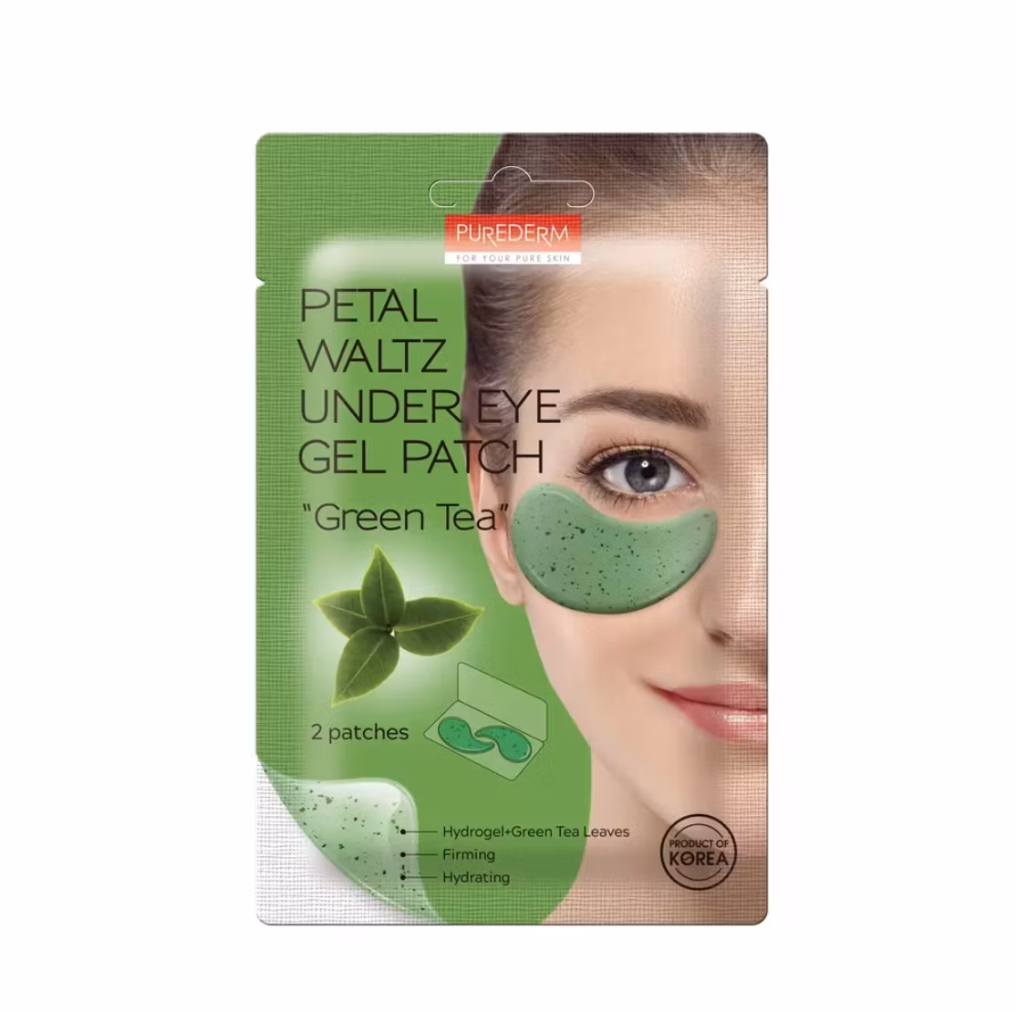 Purederm Petal Waltz Under Eye Patch Green Tea