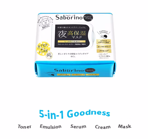 Saborino Otonaplus High Moisture Sheet Mask, 32-pack