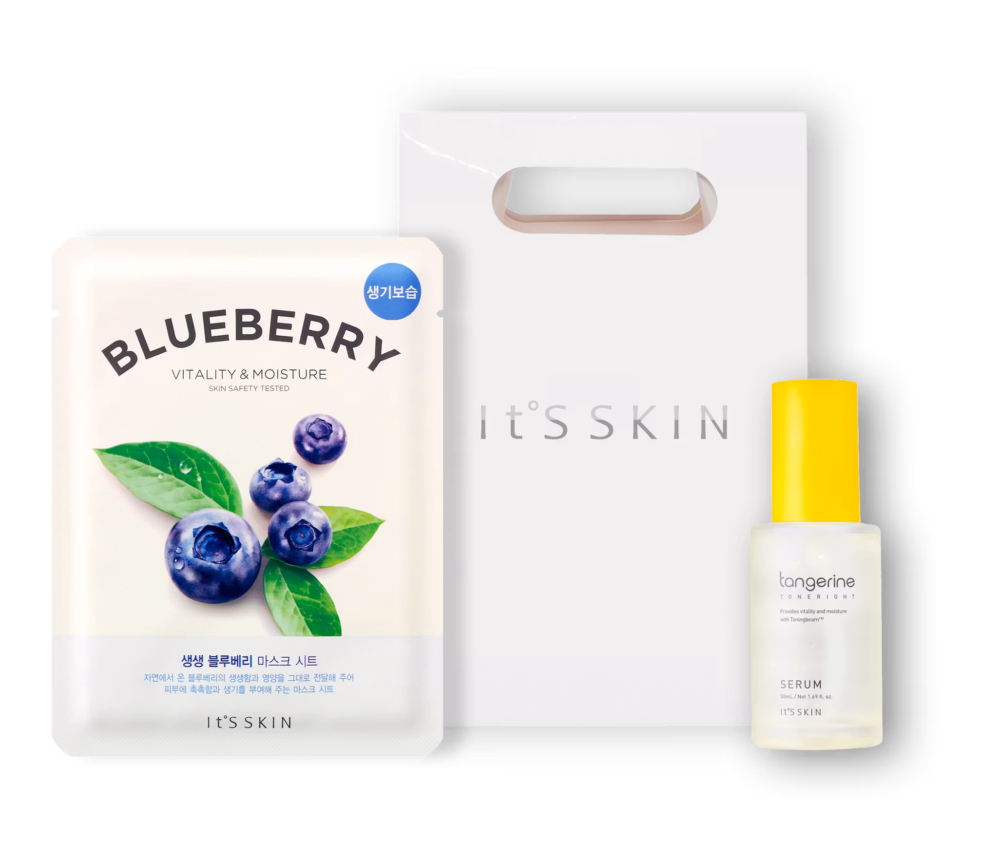 ITS SKIN Vitality Set, Tangerine Serum+Blueberry Mask