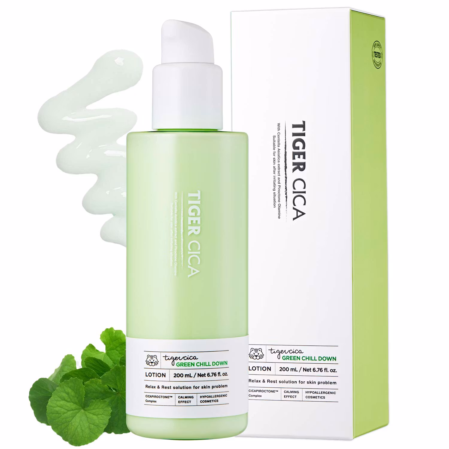 ITS SKIN Tiger CICA Green Chill Down Lotion, 200 ml, kort datum - 50% rabatt!