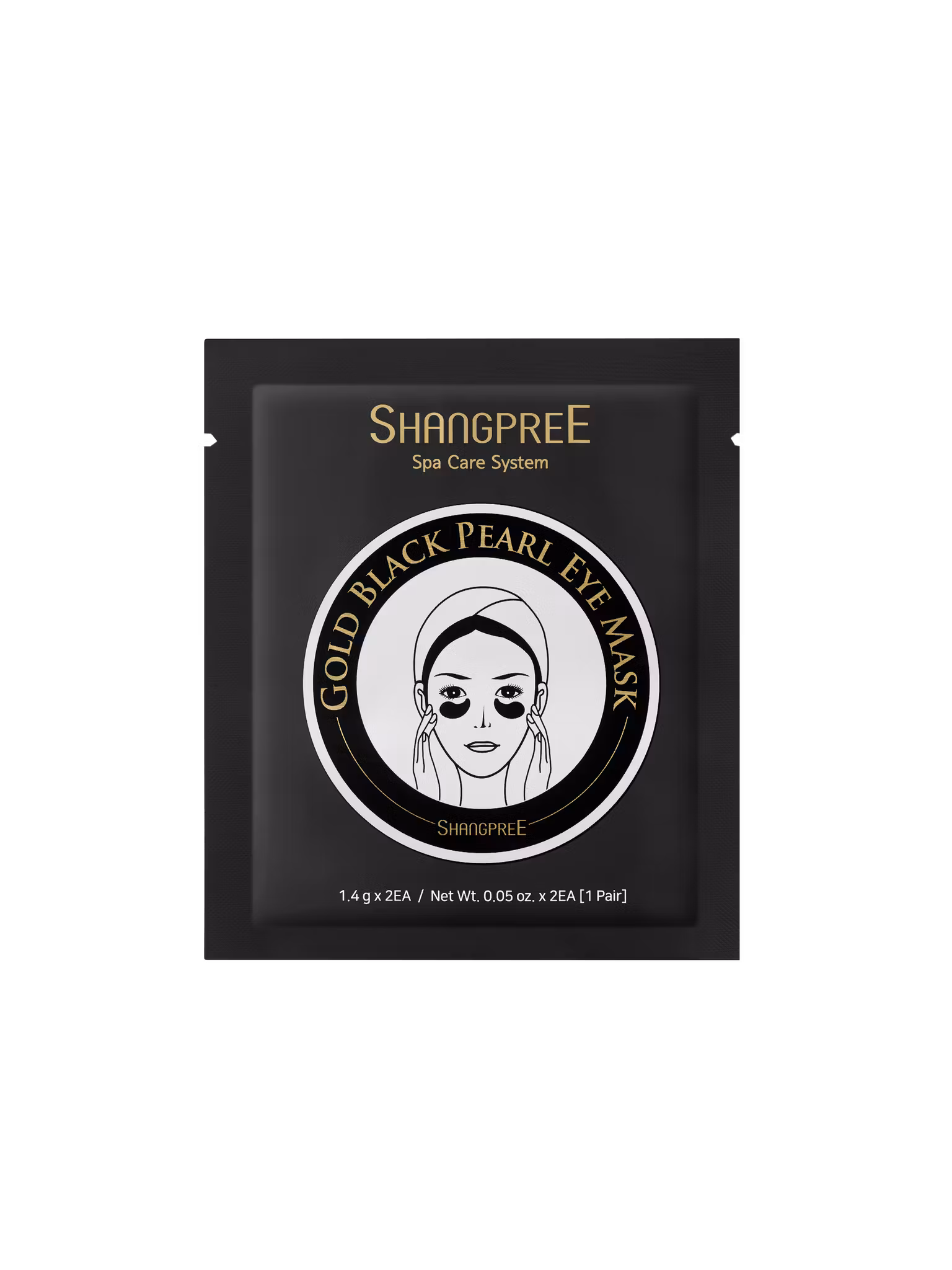 Shangpree Gold Black Pearl Eye Mask Sheet, kort datum - 70% rabatt!