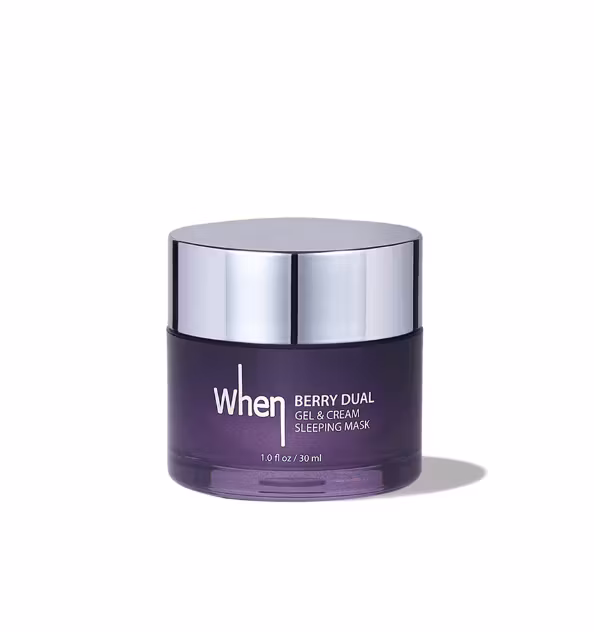 WHEN Berry Dual Gel & Cream Sleeping Mask, 30 ml