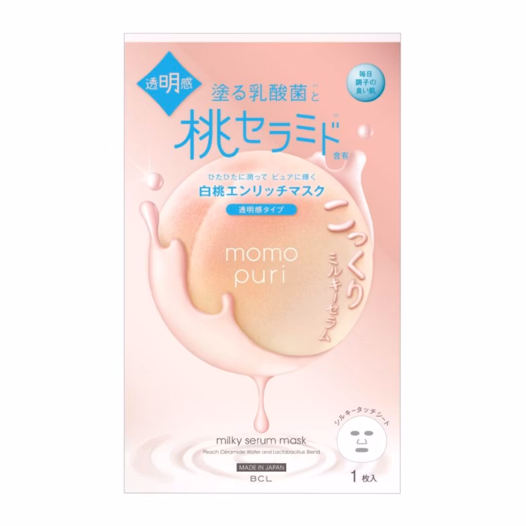 Momopuri Milky Jelly Serum Sheet Mask