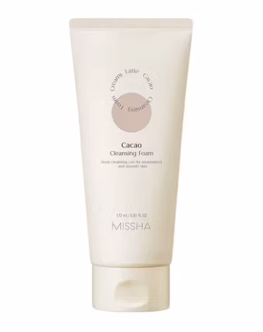 Missha Creamy Latte Cleansing Foam Cacao, 172 ml