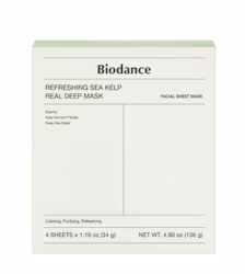 BIODANCE Refreshing Sea Kelp Real Deep Mask, 4-pack