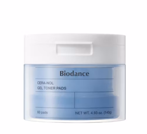 BIODANCE Cera-Nol Gel Toner Pads, 60 st