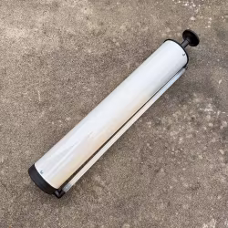 Blåspump för borrdamm