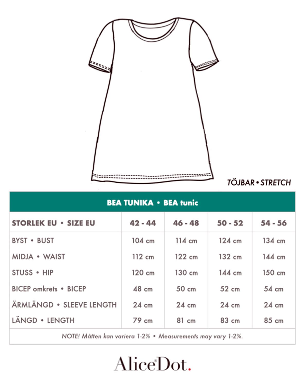 Bea tunic/t-shirt pink
