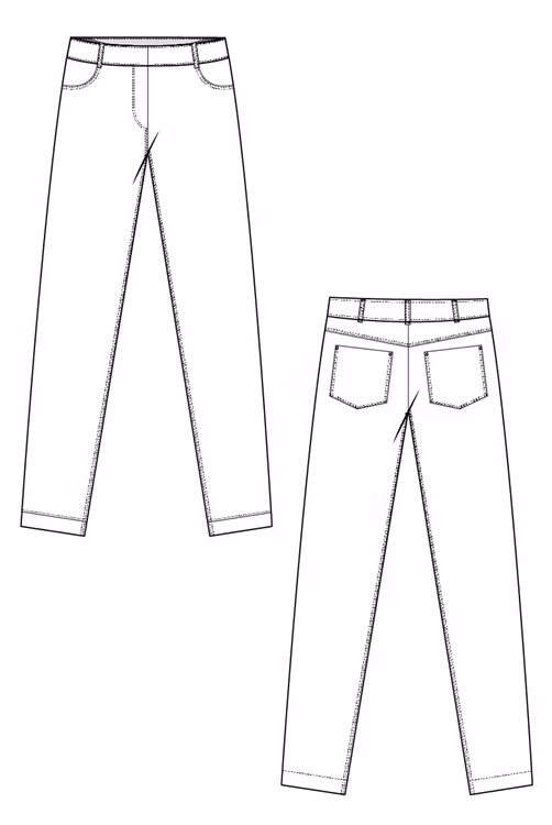 Pamela jeans 4881 lila