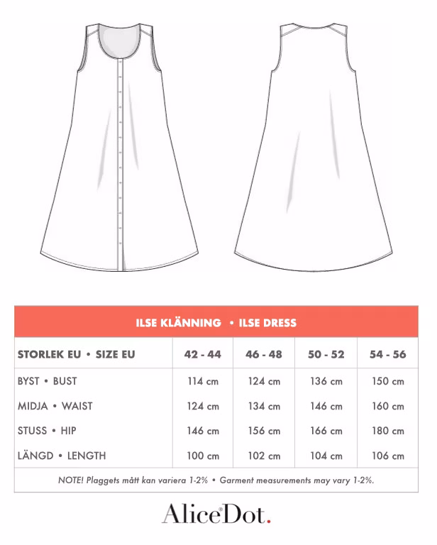 Ilse dress orange