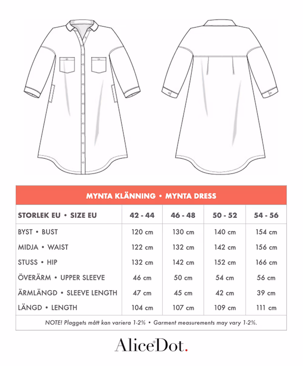 Mynta dress / shirt dark blue