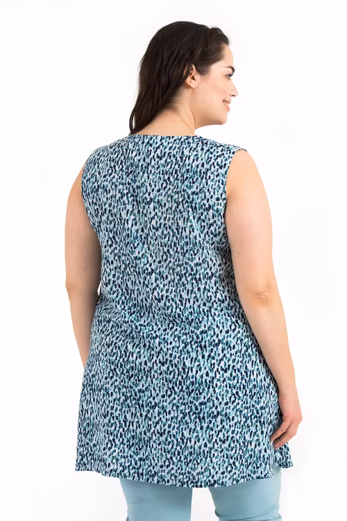 Bella topp Aqua blå