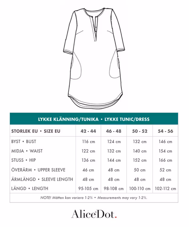 Lykke klänning/tunika Aqua blå
