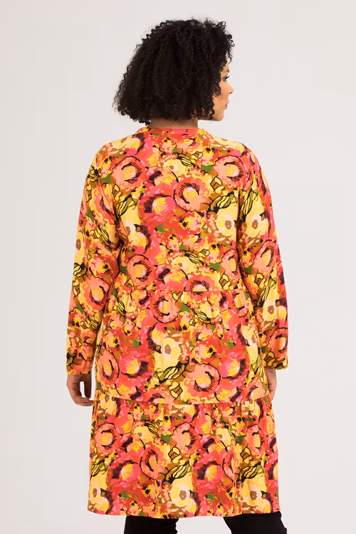 Elise skjorta/klänning Peony multi