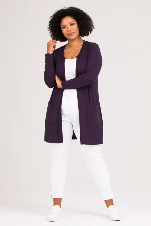 Milly cardigan grape
