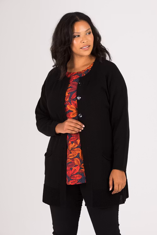Keyla cardigan svart