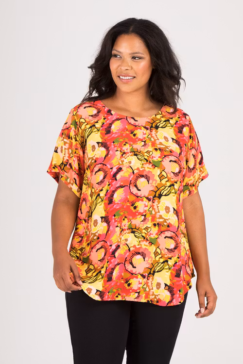 Olina topp Peony multi