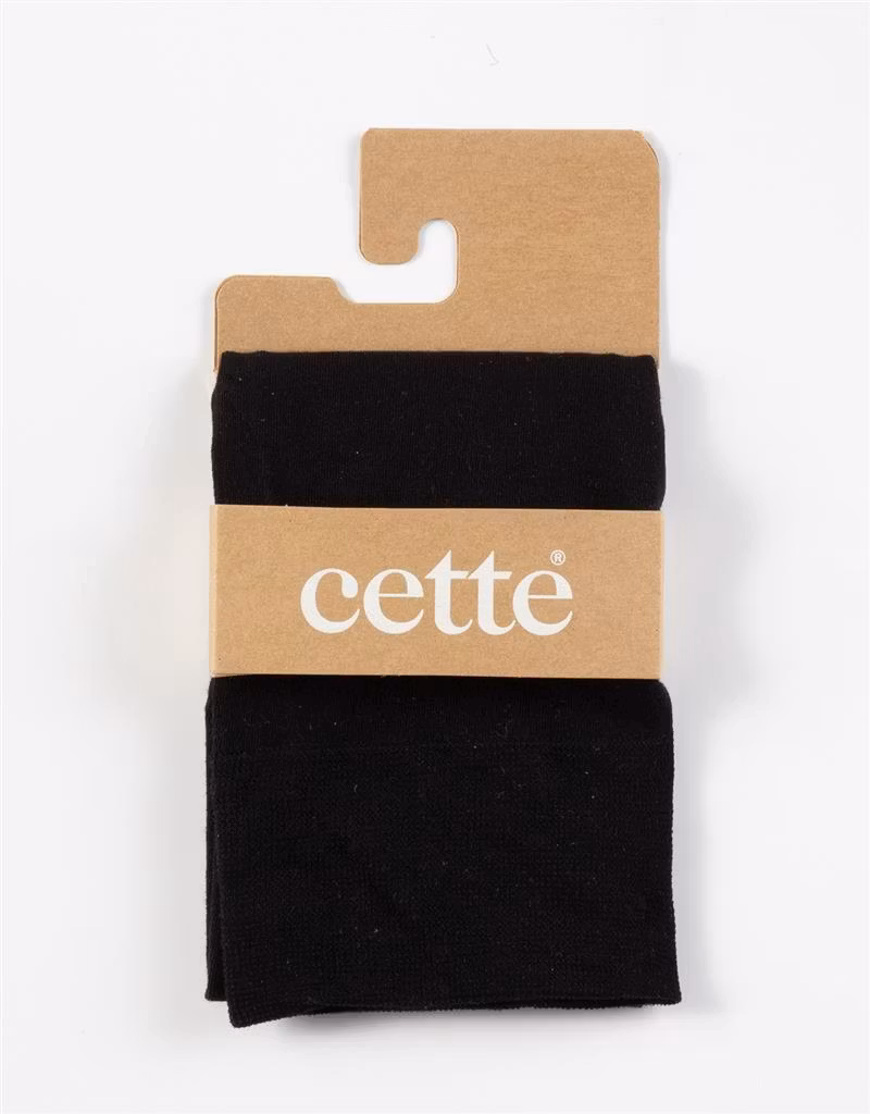 Montreux knee-high sock cotton black