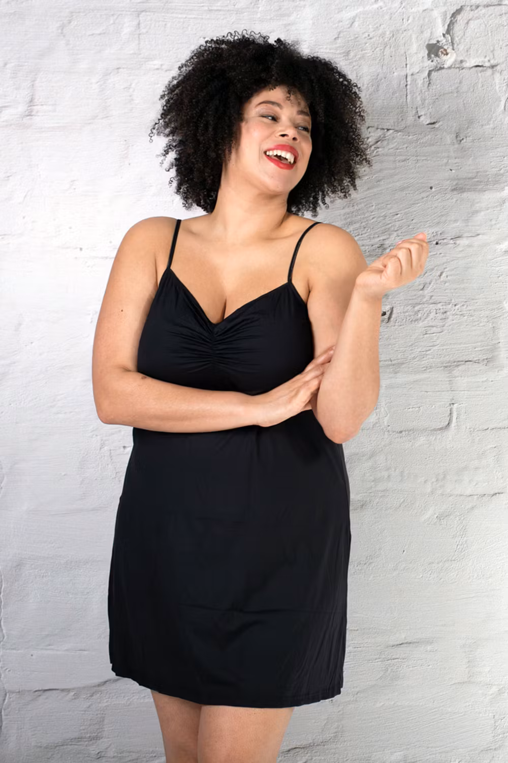 RJ nattlinne/underklänning svart