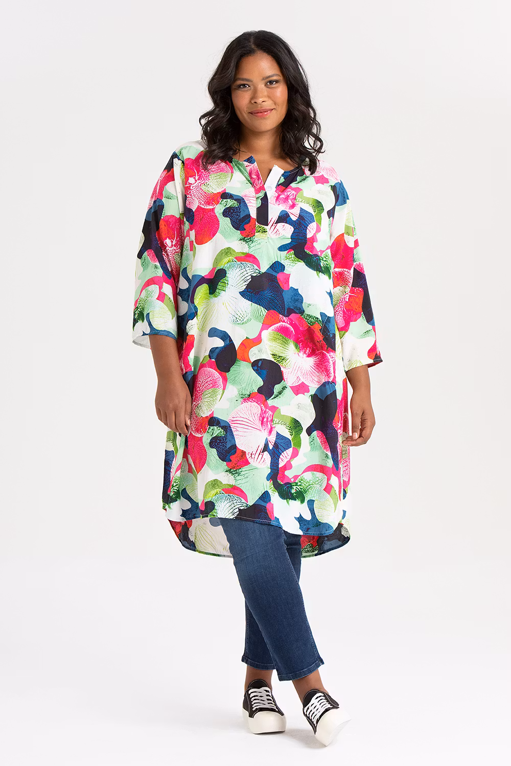 Lykke klänning/tunika Orchid multi