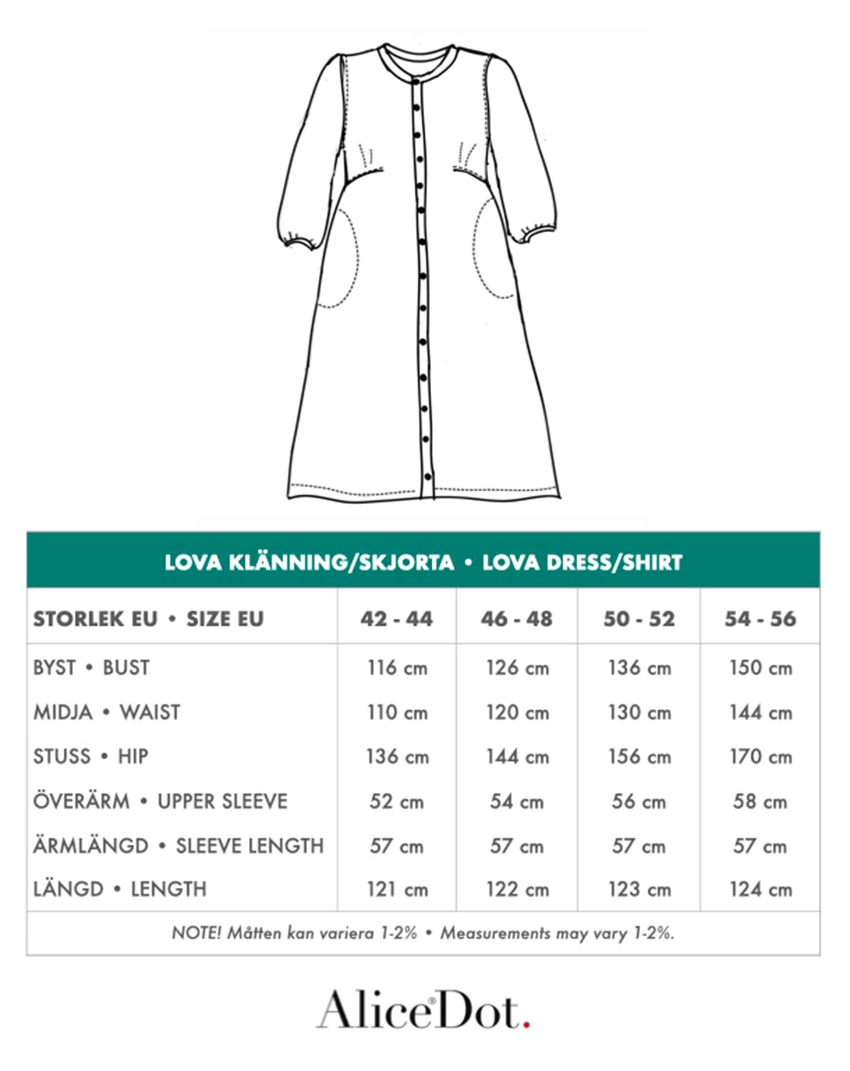 Lova dress Garden yellow