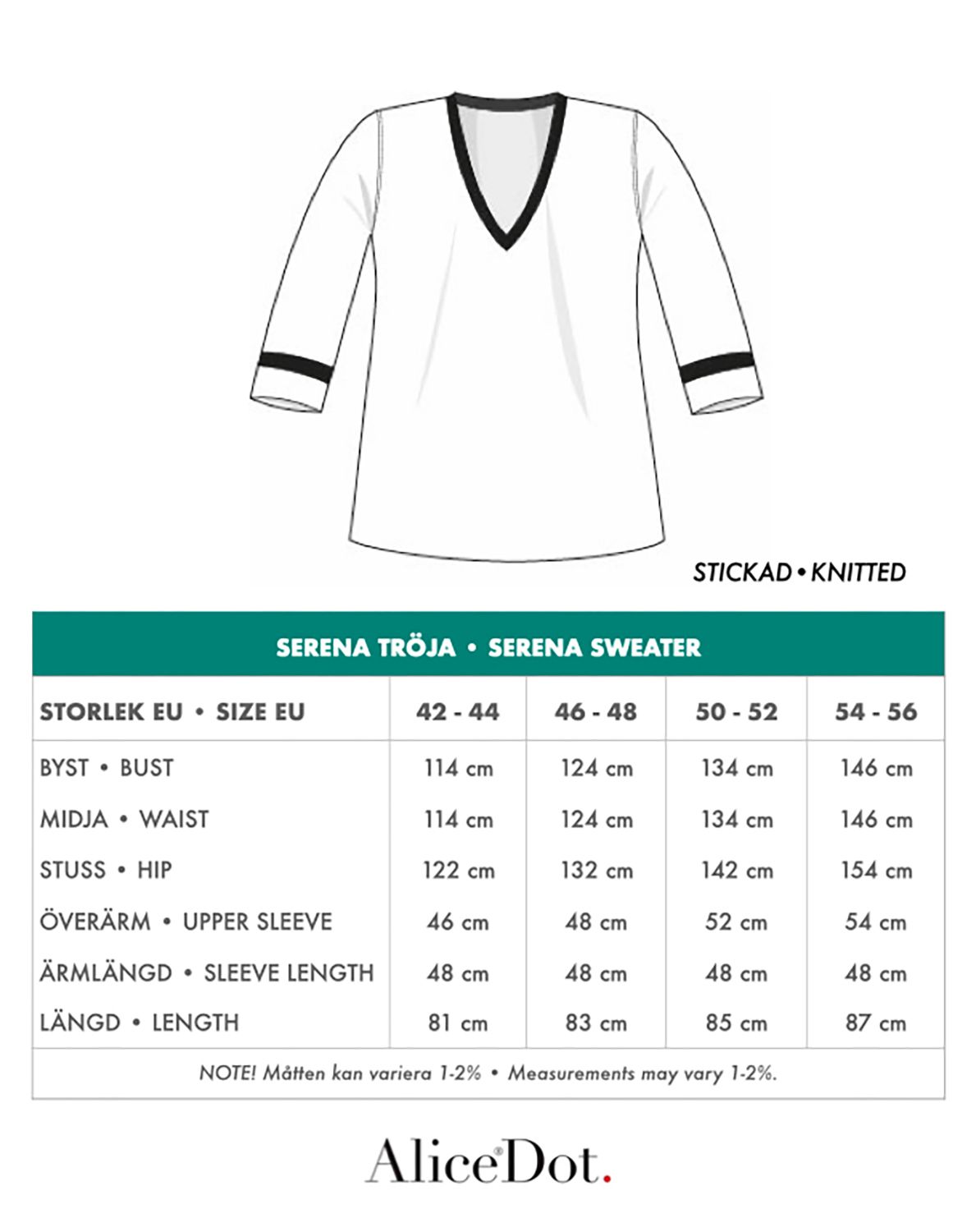 Serena tröja svart/sand