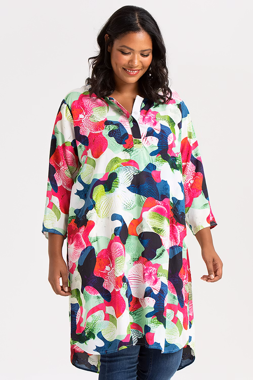 Lykke klänning/tunika Orchid multi