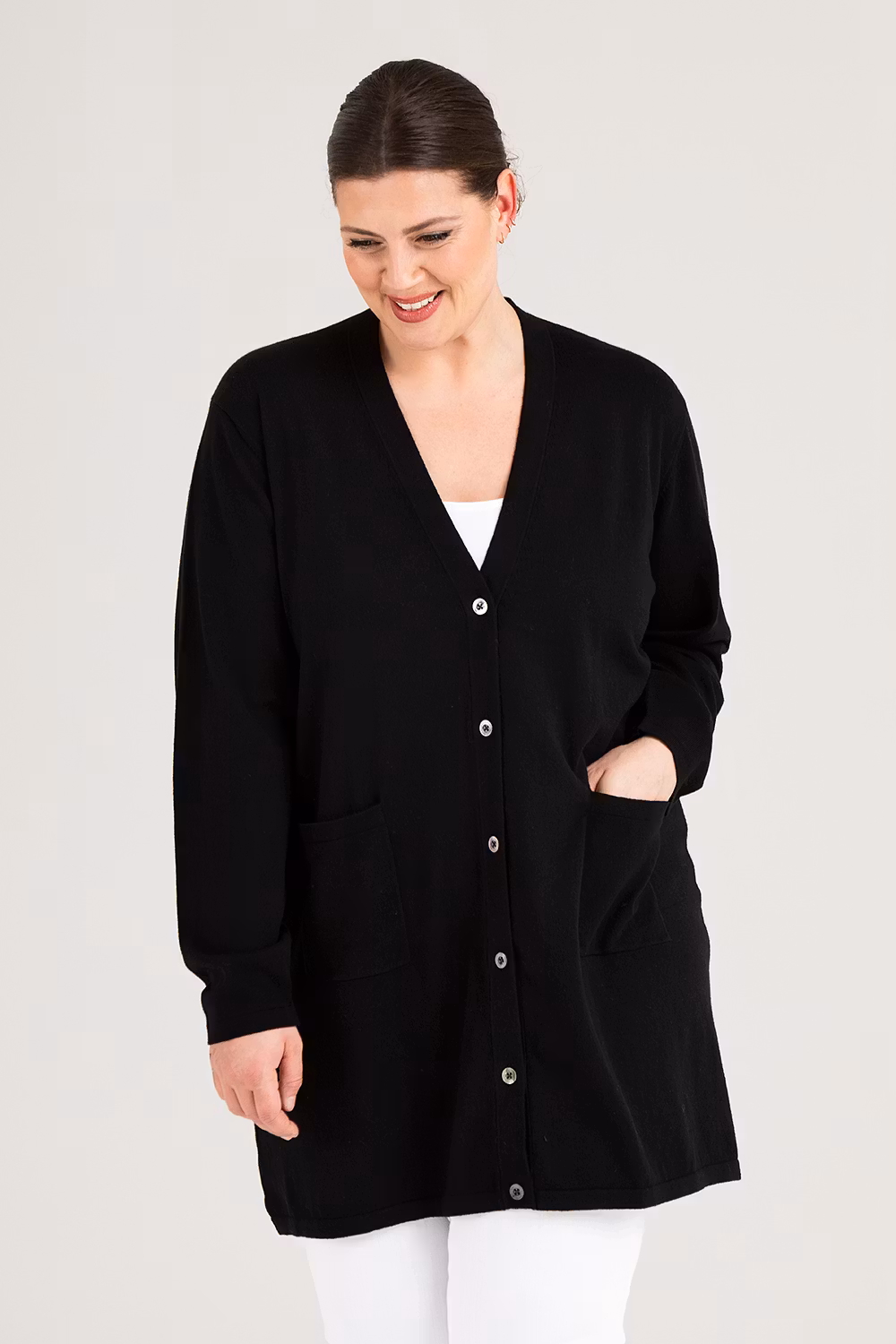 Vallmo cardigan svart