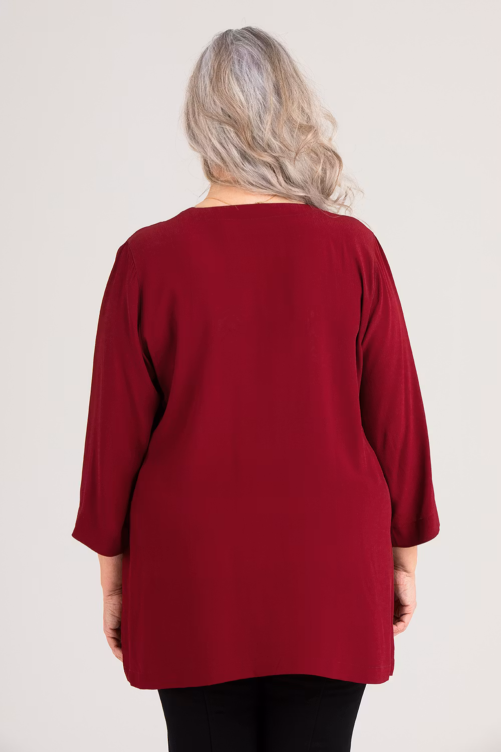 Edit blus vinröd