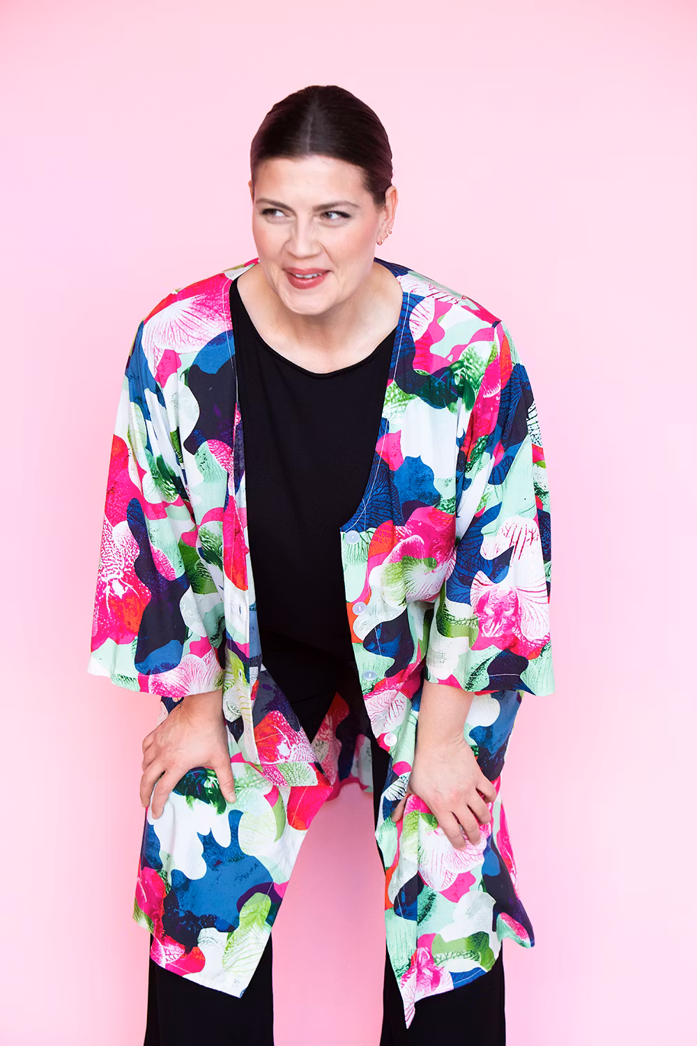 Meja kimono Orchid multi