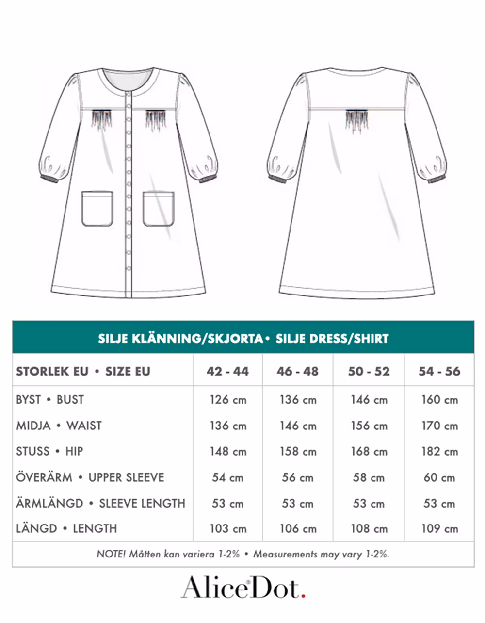 Silje dress/shirt blue